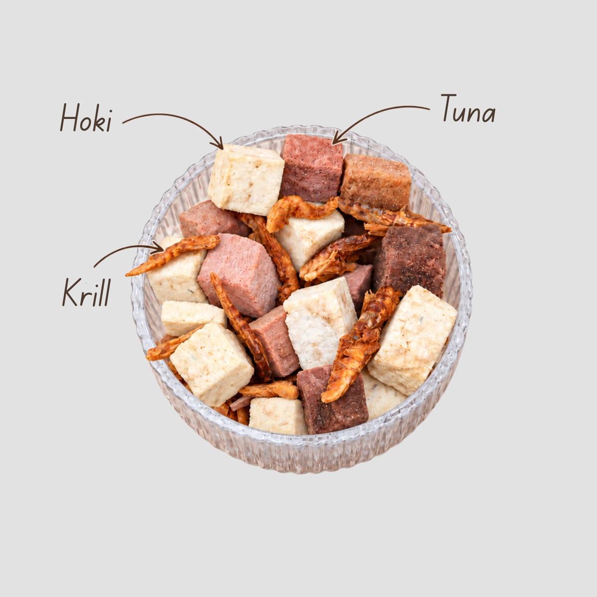 Ocean Recipe | Hoki, Tuna & Krill 125g